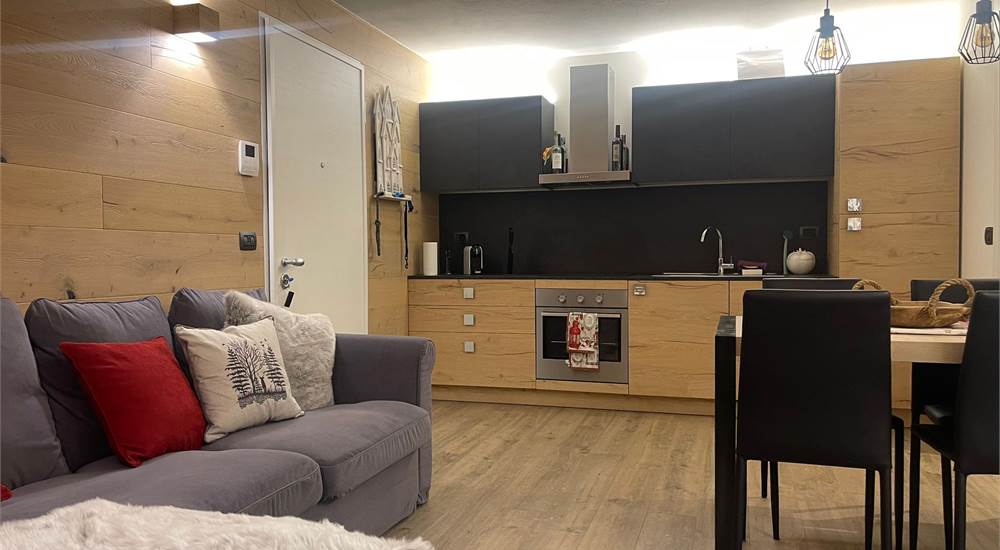 Sala con divano letto